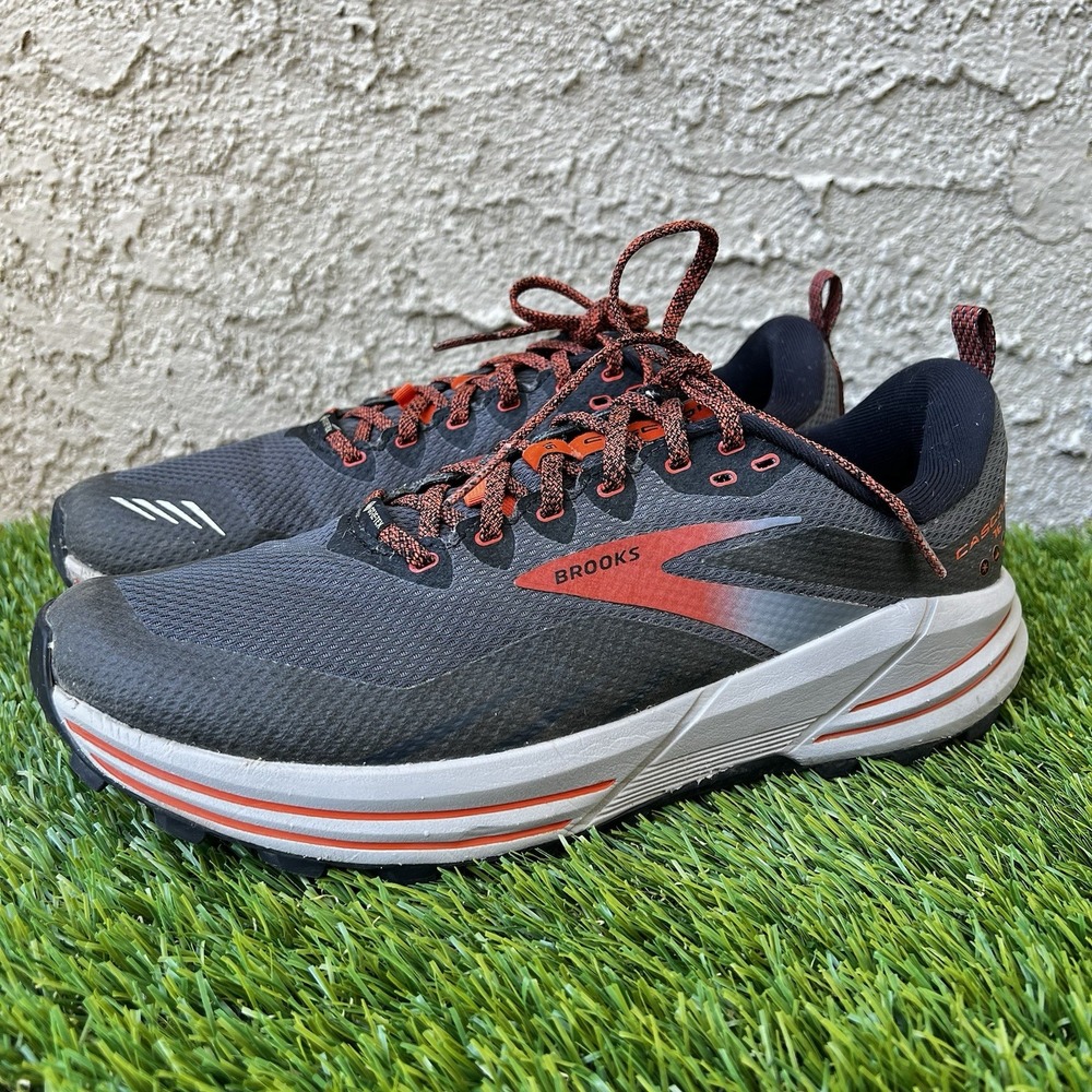 Brooks Men Size 11.5 Cascadia 16 GTX (Medium) Trail RunningGray